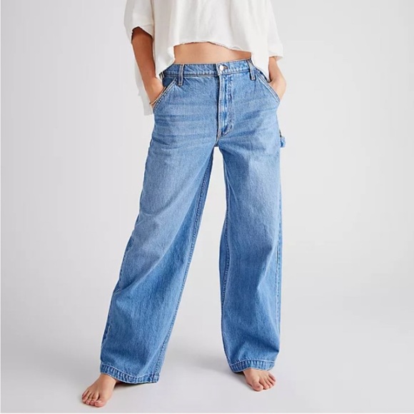 NWT MOTHER DENIM SNACKS THE FUN DIP UTILITY PUDDLE - Picture 2 of 14